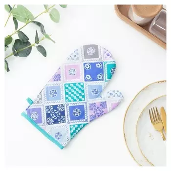 Прихватка-руковичка мари санна мозаика, рогожка