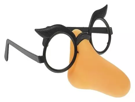 Прикол «Очки с больши носом»