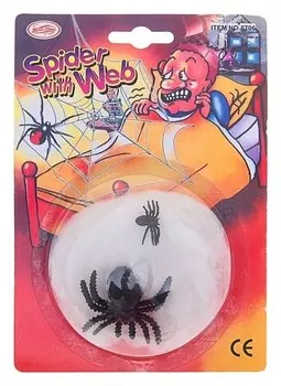 Прикол "Паутина + 2 паука"