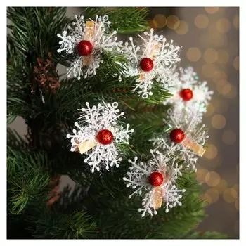 Прищепки для декора «Снежинки» 6 шт.