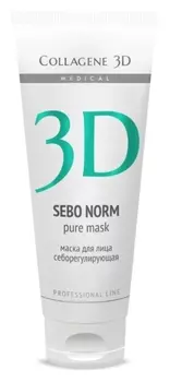 Профессиональная себорегулирующая маска для лица "Sebo norm"