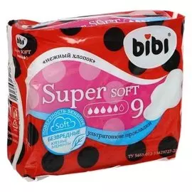 Прокладки «Bibi» Super Ultra Soft, 9 шт