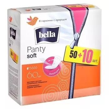 Прокладки ежедневные Panty Soft (Количество 60 шт)