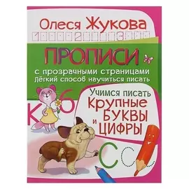 Прописи «Учимся писать крупные буквы и цифры»