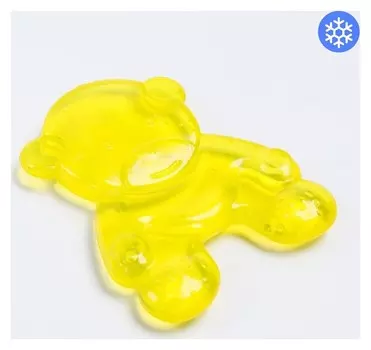 Прорезыватель охлаждающий Мишка силикон 3+