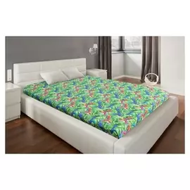 Простыня этель 220х240 см «Попугаи» поплин, 125 г/м²