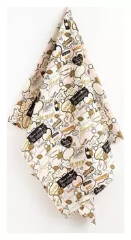 Простыня банная этель "Девичник" 150х180 см, вафля 200г/м2, 100% хл