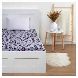 Простыня "Этель" Happy Leopard150х214 см, 100% хлопок, бязь