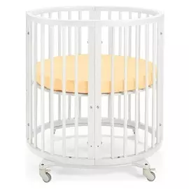 Простыня круглая на резинке «Крошка Я» 75х75+20 см, цвет коралловый, мако-сатин