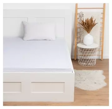 Простыня Lovelife 140*200*25 см, цв. белый, 100% хлопок, поплин, 125 г/м²