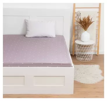 Простыня Lovelife 140*200*25 см, цв. бежевый, 100% хлопок, поплин, 125 г/м²