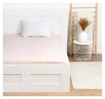 Простыня Lovelife "Клетка" 150*225 см, 100% хлопок, сатин, 125г/м² 7794099