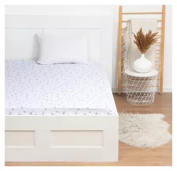 Простыня Lovelife «Одуванчики» 220х240 см, 100% хлопок, поплин, 125 г/м²