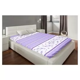 Простыня на резинке этель 140*200*25 см, «Лавандовый мотив»
