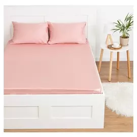 Простыня на резинке этель 180*200*25 см, цв.розовое золото, 100% хлопок, мако-сатин, 125 г/м² 537333