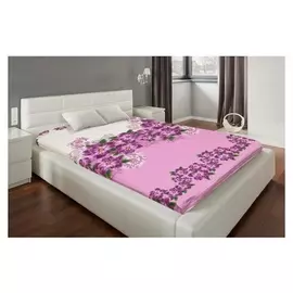 Простыня на резинке этель «Незабудка», 180х200х25+-2см