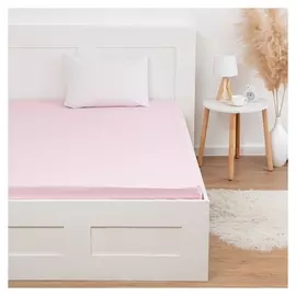 Простыня на резинке "Этель", 140*200+20 см, розовый