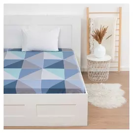 Простыня на резинке Lovelife 140*200*25см, "Минимализм", 100% хлопок, сатин, 125г/м²