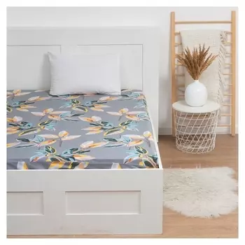 Простыня на резинке Lovelife «Уютное утро» 160х200х25 см, 100% хлопок, сатин, 125г/м²