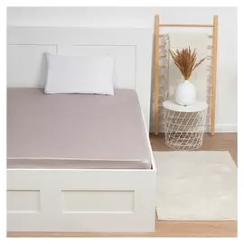 Простыня на резинке Silver Cloud 180х200х25 см, 100% хлопок, мако-сатин, 114г/м2