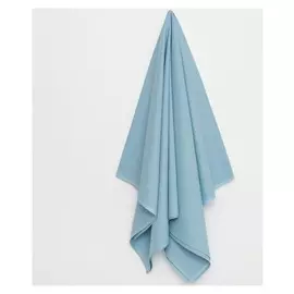 Простыня вафельная для бани экономь и Я 150х180 см, цв.пыльно-голубой, 100% хл, 200 г/м2