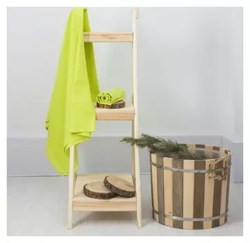 Простыня вафельная для бани экономь и Я 150х180 см, цвет салатовый 100% хл, 200 гр/м2