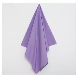 Простыня вафельная для бани экономь и Я 150х180 см, цвет сиреневый, 100% хл, 200 г/м2