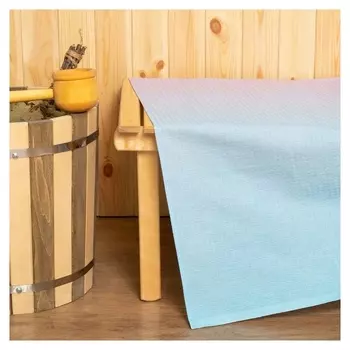 Простыня вафельная для бани экономь и Я "Малибу" 150х180 см, 100% хл, 200 г/м2