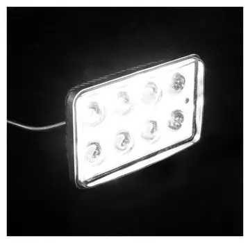 Противотуманная фара Torso, 8 Led, стекло прозрачное