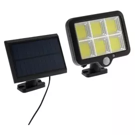 Прожектор светодиодный на выносной солнечной батарее 25 Вт, 6хcob Led, 6500к