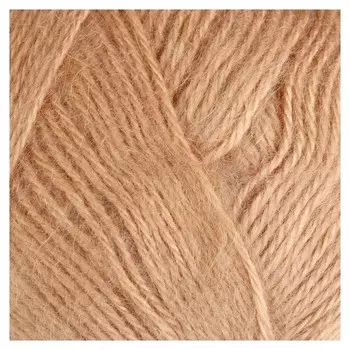 Пряжа "Ангара" 35% мохер 15% шерсть, 50% акрил 250м/100гр (005 бежевый)