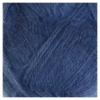 Пряжа "Ангара" 35% мохер 15% шерсть, 50% акрил 250м/100гр (022 джинса)