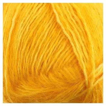 Пряжа "Астория" 65% хлопок, 35% шерсть 180м/50гр (104 желтый)