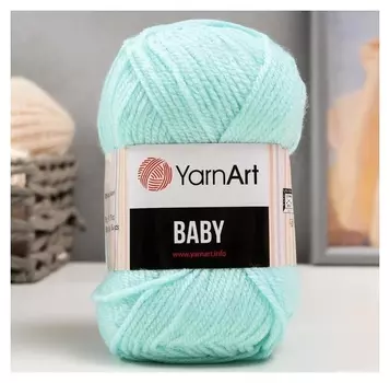 Пряжа "Baby" 100% акрил 150м/50гр (856 св. бирюза)