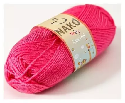 Пряжа "Baby Marvel" 25% шерсть, 75% акрил 130м/50гр (6737)