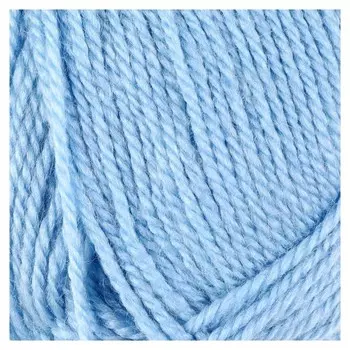 Пряжа "Бамбино" 35% шерсть меринос, 65% акрил 150м/50гр (015, голубой)