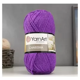 Пряжа "Charisma" 80% шерсть, 20% акрил 200м/100гр (9561 сирень)