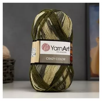 Пряжа "Crazy Color" 25% шерсть, 75% акрил 260м/100гр (15999)