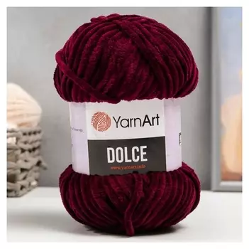 Пряжа "Dolce" 100% микрополиэстер 120м/100гр (780 слива)