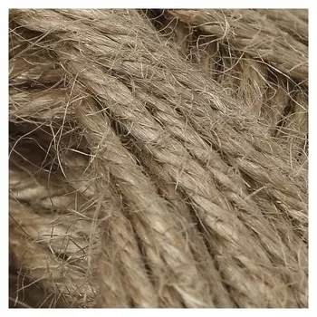 Пряжа "Джутовая" 100% джут 80м/100гр (141 натуральный)