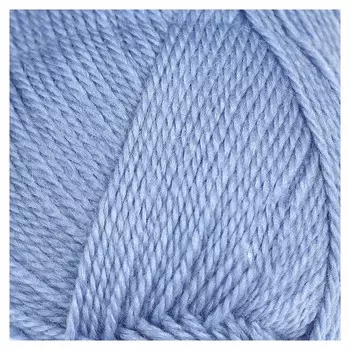 Пряжа "Гармония" 50% шерсть, 50% акрил 245м/100гр (015 голубой)