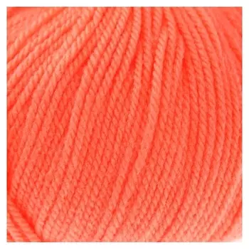 Пряжа "Карамелька" 100% акрил 175м/50гр (126 яр. коралл)