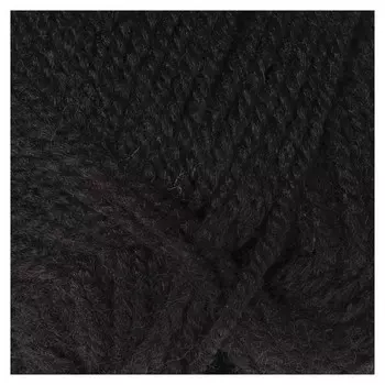 Пряжа "Nakolen" 49% шерсть, 51% акрил 210м/100г (217 чёрный)