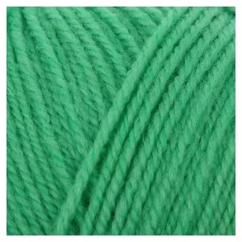 Пряжа "Подмосковная" 50% шерсть, 50% акрил 250м/100гр (0057, светлый салат)
