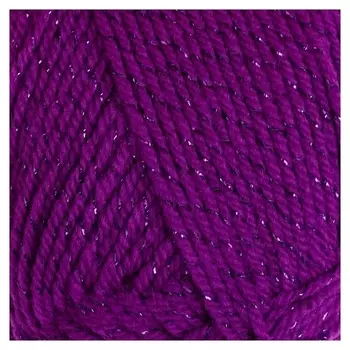 Пряжа "Праздничная" 48% кашмилон (Пан), 48% акрил, 4% метанит 160м/50гр (059 перс.сирень)