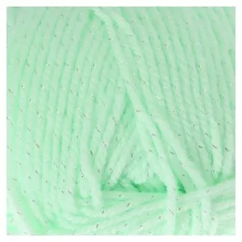 Пряжа "Праздничная" 48% кашмилон (Пан), 48% акрил, 4% метанит 160м/50гр (167 св.салат)