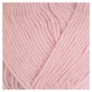 Пряжа "Праздничная" 48% кашмилон (Пан), 48% акрил, 4% метанит 160м/50гр (293 роз.песок)