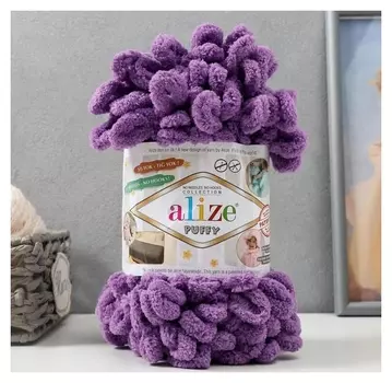 Пряжа "Puffy" 100 % микрополиэстер 9м/100г (437 лиловый)