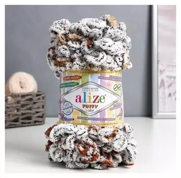 Пряжа "Puffy Color" 100 % микрополиэстер 9м/100г (7503)