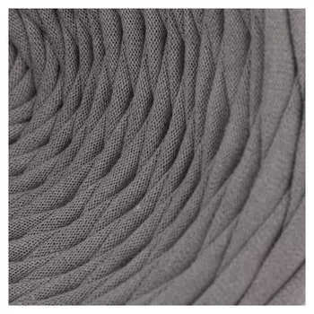 Пряжа трикотажная широкая 100м/330гр, ширина 7-9 мм (Дым)